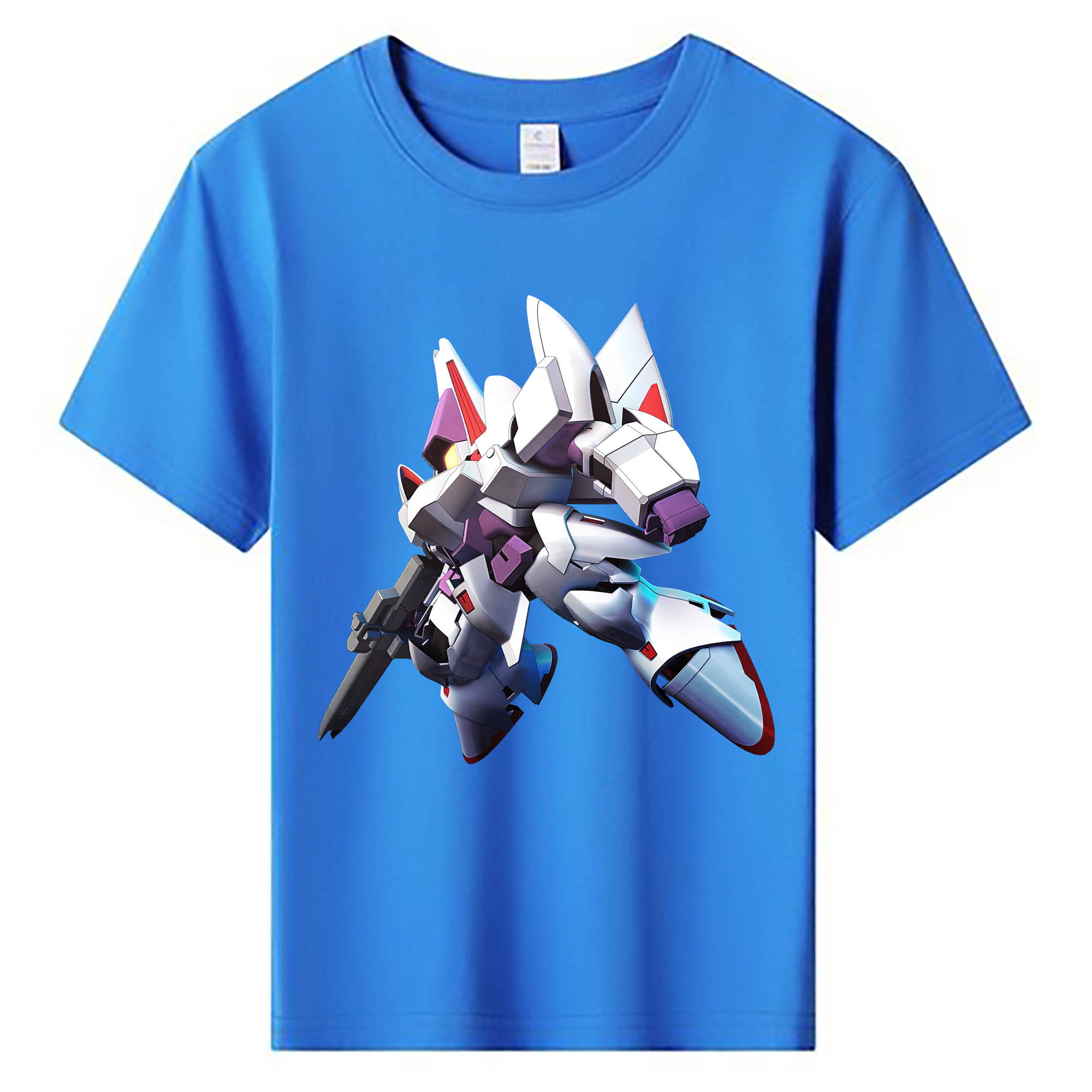 （画像用） 機動戦士ガンダム Mobile Suit Gundam 綿100％キッズTシャツ（フロントプリント）